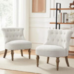 Living Room Armless Accent Comfy Chair - Image 29