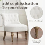 Living Room Armless Accent Comfy Chair - Image 31
