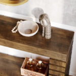 Vintage Long Console Table, Wood Entryway Table with Storage for Living Room - Image 4
