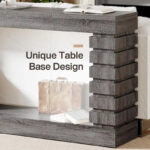 Vintage Long Console Table, Wood Entryway Table with Storage for Living Room - Image 8